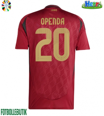 Belgien Lois Openda #20 Hemmatröja EM 2024 Kortärmad